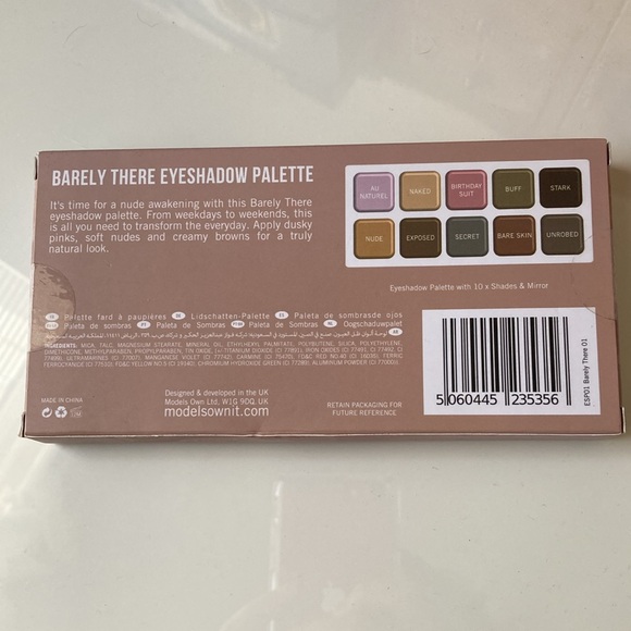 Models Own | Barely There Eyeshadow Palette - Picture 3 of 3